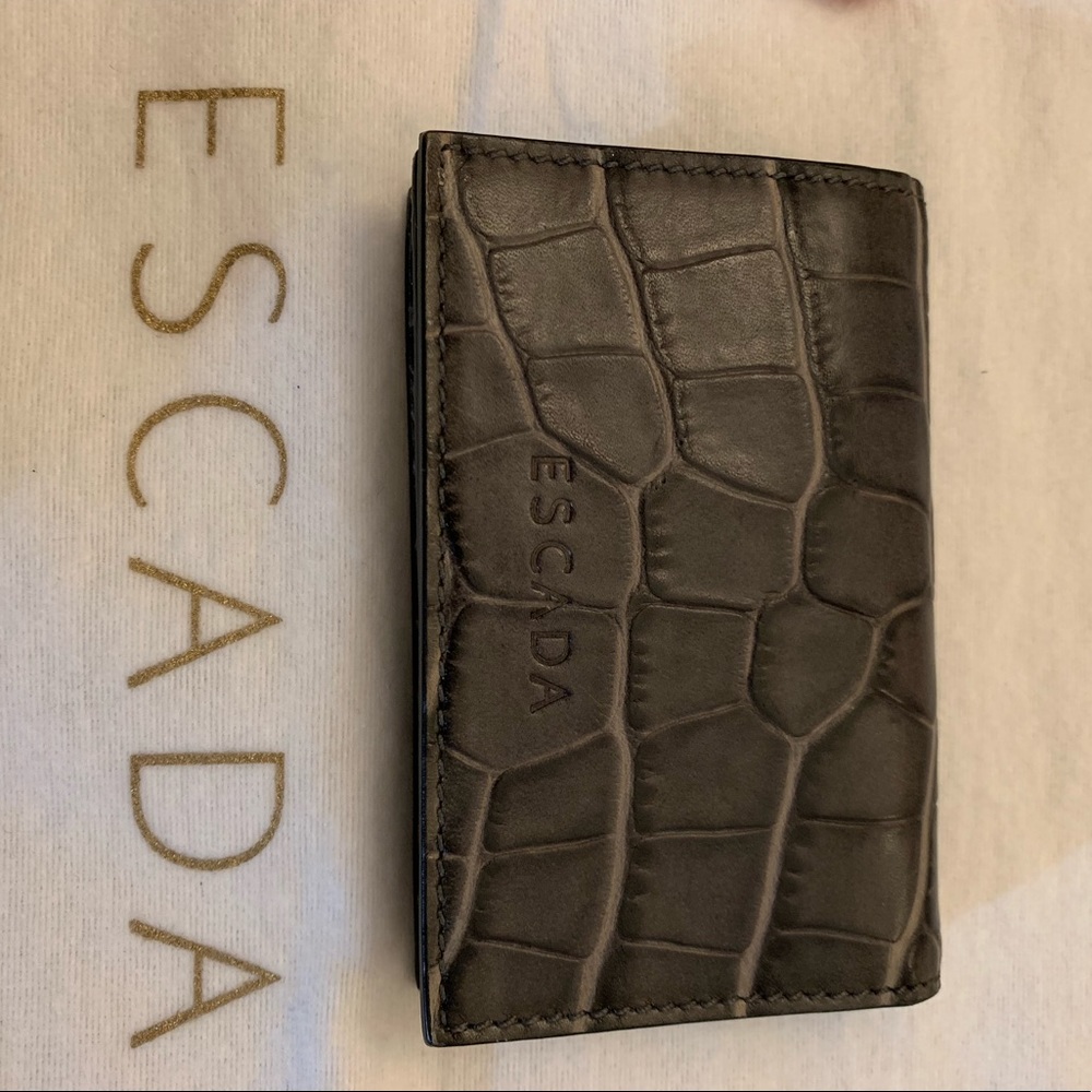 Escada Leather Cardholder